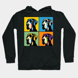 Great Dane Pop Art - Dog Lover Gifts Hoodie